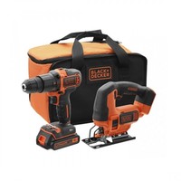 BLACK&DECKER BCK 22S1S akumulatorska bušilica set