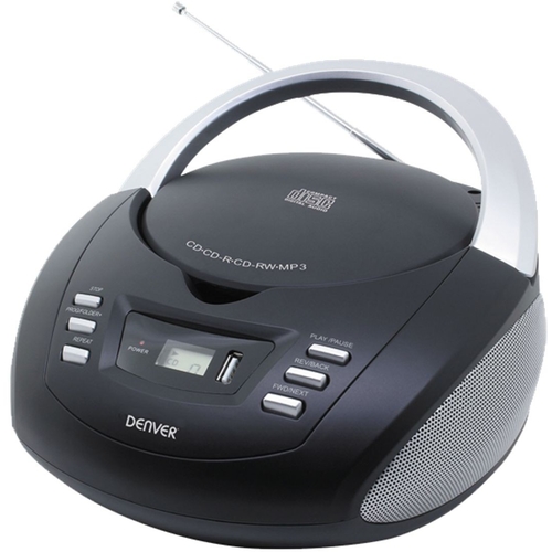 DENVER TCU 211 radio cd player crni